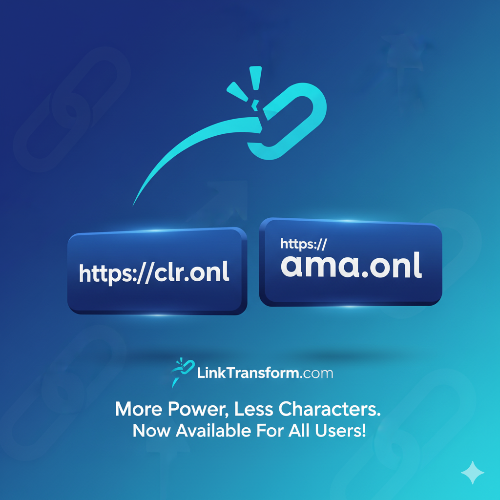 More Power, Less Characters: Your Links Just Got a Major Upgrade with clr.onl and ama.onl!
